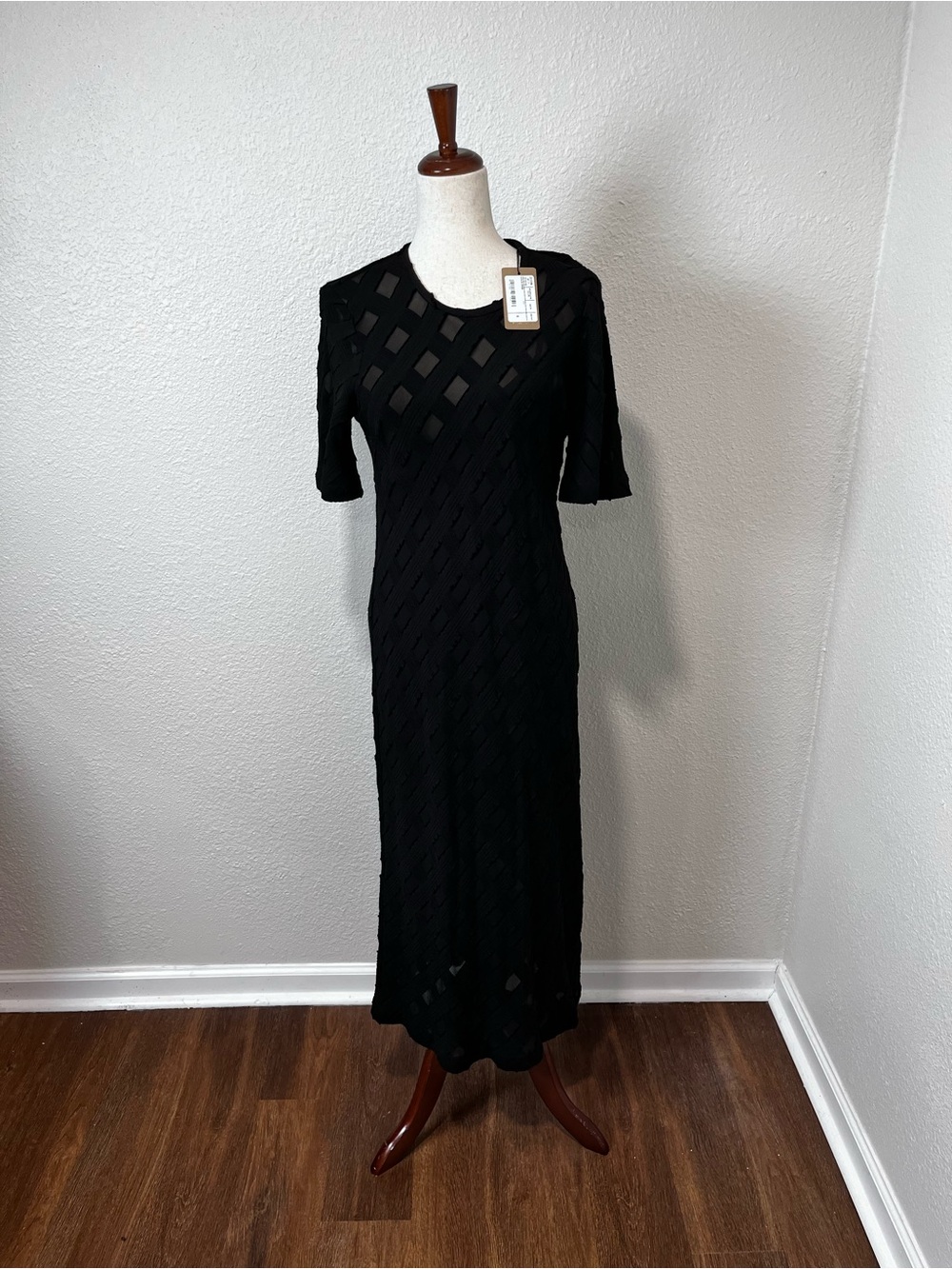 NWT Rachel Comey Black Mid Length Dress Size 6